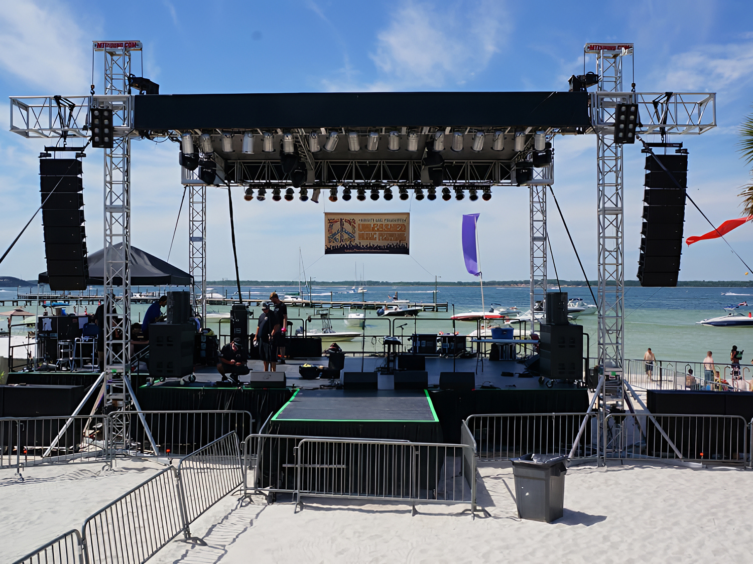 concert roof structure systems