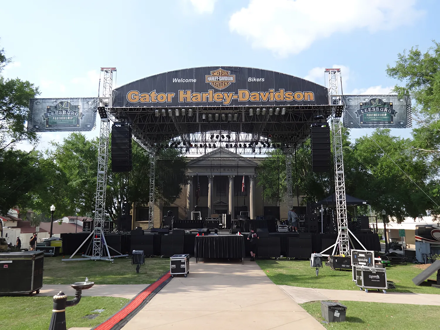 concert roof structure systems