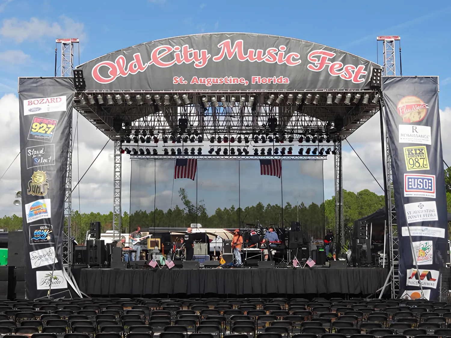 concert roof structure systems