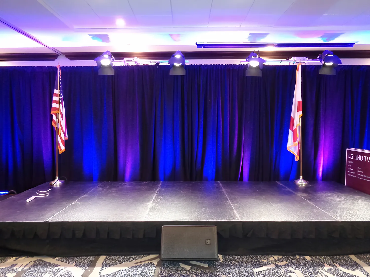 event staging rental
